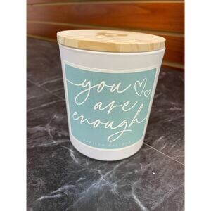 You are enough! 11 ounce double wick soy candle